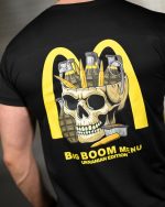 Тактична футболка Coolmax "Boom menu" чорна - Зображення 6