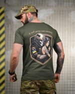 Тактична футболка Selion «Всесвіт» Coolmax Oliva - Зображення 2