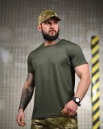 Тактична футболка Selion «Всесвіт» Coolmax Oliva - Зображення 4