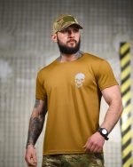 Тактична футболка Selion «Далі Бога немає» Coolmax Coyot - Зображення 3