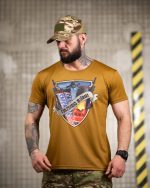 Тактична футболка Selion «Паливо» Coolmax Coyot - Зображення 2