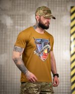 Тактична футболка Selion «Паливо» Coolmax Coyot - Зображення 4