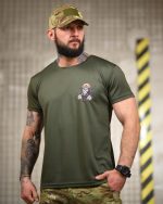 Тактична футболка Selion «Водій» Coolmax Oliva - Зображення 3