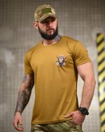 Тактична футболка Selion «Водій» Coolmax Coyot - Зображення 3