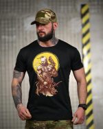 Тактична футболка Selion «Козак» Coolmax Black - Зображення 2