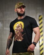 Тактична футболка Selion «Козак» Coolmax Black - Зображення 3
