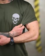 Тактична футболка Selion «Далі Бога немає» Coolmax Oliva - Зображення 7