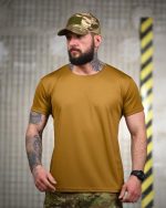 Тактична футболка Selion «Всесвіт» Coolmax Coyot - Зображення 2