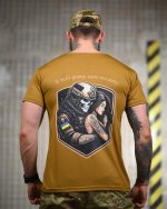 Тактична футболка Selion «Всесвіт» Coolmax Coyot - Зображення 5