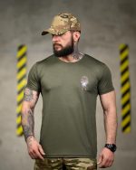 Тактична футболка Selion «Вікінг» Coolmax Oliva - Зображення 2