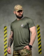 Тактична футболка Selion «Вікінг» Coolmax Oliva - Зображення 3