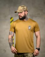 Тактична футболка Selion «Вікінг» Coolmax Coyot - Зображення 2