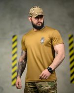 Тактична футболка Selion «Вікінг» Coolmax Coyot - Зображення 3