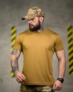 Тактична футболка Coolmax "Beach force" койот - Зображення 2