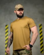 Тактична футболка Coolmax "Beach force" койот - Зображення 3