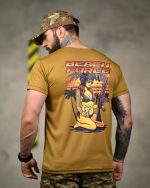 Тактична футболка Coolmax "Beach force" койот - Зображення 4