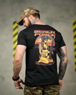 Тактична футболка Coolmax "Beach force" чорна - Зображення 4