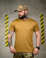 Тактична футболка Selion «Скелет» Coolmax Coyot - Зображення 2