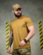 Тактична футболка Selion «Скелет» Coolmax Coyot - Зображення 3
