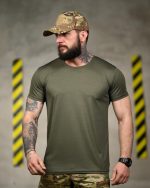 Тактична футболка Selion «Молодість» Coolmax Oliva - Зображення 2