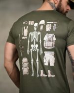 Тактична футболка Selion «Скелет» Coolmax Oliva - Зображення 6