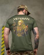 Тактична футболка Coolmax "Veteran" оливкова - Зображення 5