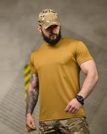 Тактична футболка Coolmax "Unlock" койот - Зображення 3