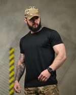 Тактична футболка Selion «Тіп» Coolmax Black - Зображення 3
