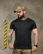 Тактична футболка Coolmax "Veteran" чорна - Зображення 2