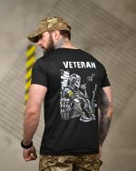 Тактична футболка Coolmax "Veteran" чорна - Зображення 4