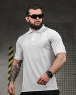 Тактичне поло (Lacosta Sport) PATRIOT біла ВТ6322 - Зображення 4