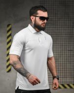 Тактичне поло (Lacosta Sport) PATRIOT біла ВТ6322 - Зображення 5