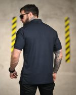 Тактичне поло з вентиляцією Lacoste Sport синє - Зображення 6