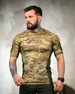 Компресійна потоотводяча футболка elit force SSO мультикам ШГ7263 - Зображення 5
