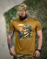Тактична футболка Selion «Кобра» Coolmax Coyot - Зображення 2