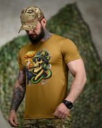Тактична футболка Selion «Кобра» Coolmax Coyot - Зображення 3