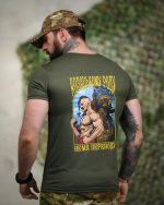 Тактична футболка Selion «Козацькому роду» Coolmax Oliva - Зображення 4