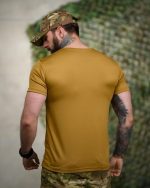 Тактична футболка Selion «Де я» Coolmax Coyot - Зображення 4