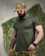 Тактична футболка Coolmax "The operator" оливкова - Зображення 4