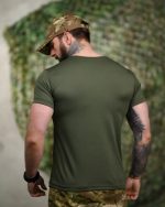 Тактична футболка Selion «Де я» Coolmax Oliva - Зображення 4