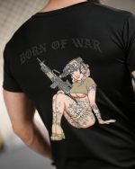 Тактична футболка Born of War Woman Coolmax Black - Зображення 7