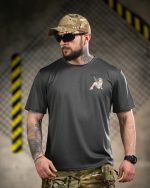 Тактична футболка Born of War Woman Coolmax Grey - Зображення 3