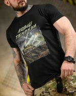Тактична футболка Born of War «Ловці темряви» Coolmax Black - Зображення 5