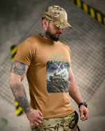 Тактична футболка Born of War «Ловці темряви» Coolmax Coyot - Зображення 3