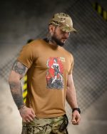 Тактична футболка Born of War Coolmax Coyot - Зображення 4