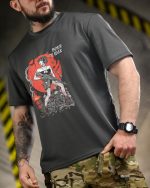 Тактична футболка Born of War «ПТСР Клаб» Coolmax Grey - Зображення 4