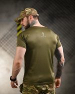 Тактична футболка Born of War «Посадка» Coolmax Oliva - Зображення 4