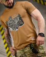 Тактична футболка Born of War «Посадка» Coolmax Coyot - Зображення 3