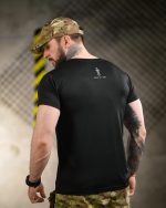Тактична футболка Born of War «Посадка» Coolmax Black - Зображення 5