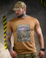 Тактична футболка Born of War «Молодість» Coolmax Coyot - Зображення 2